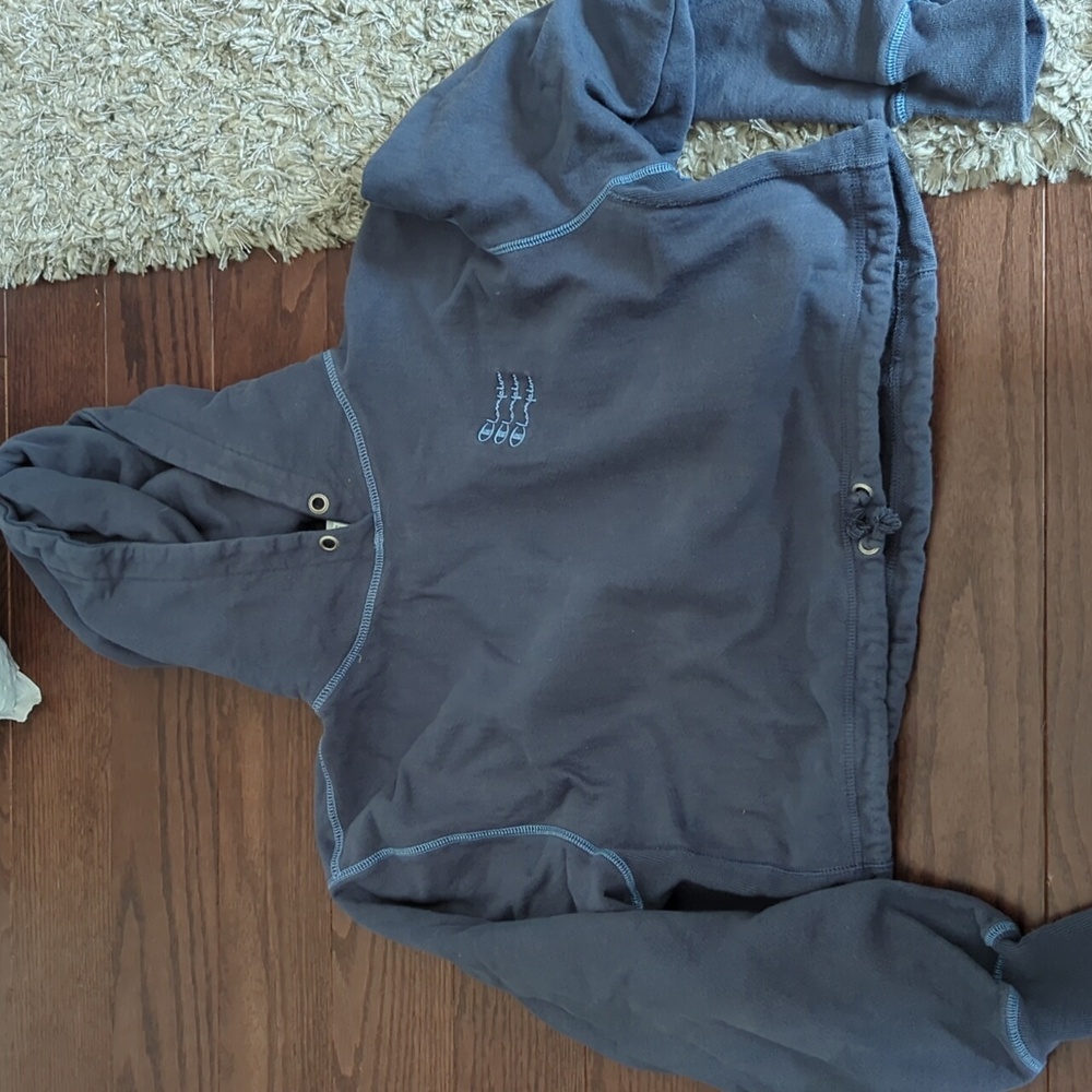 Champion medium cropped reverse weave hoodie